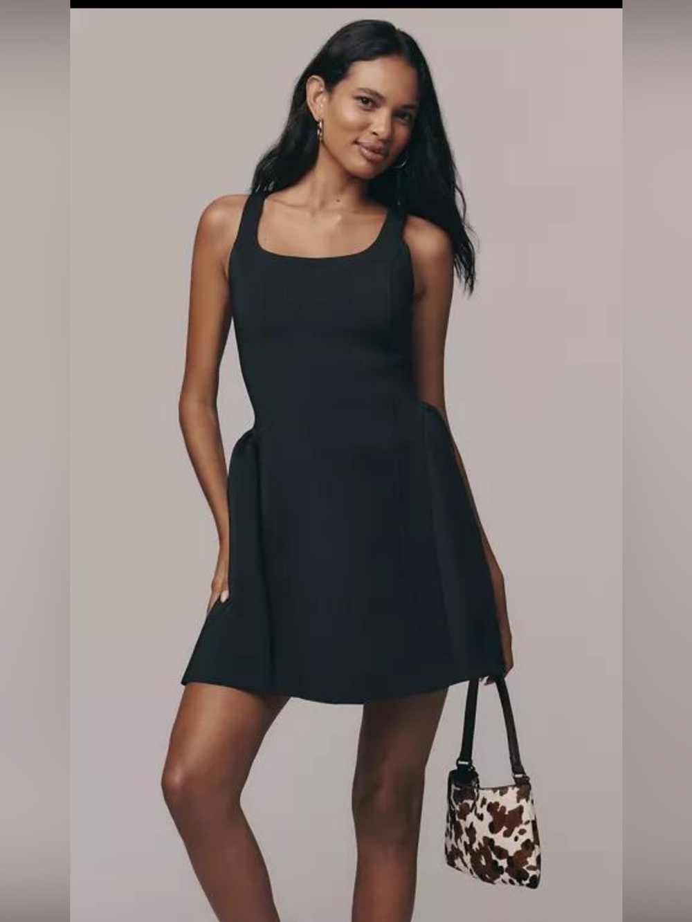 Maeve Black Sleeveless Mini Dress